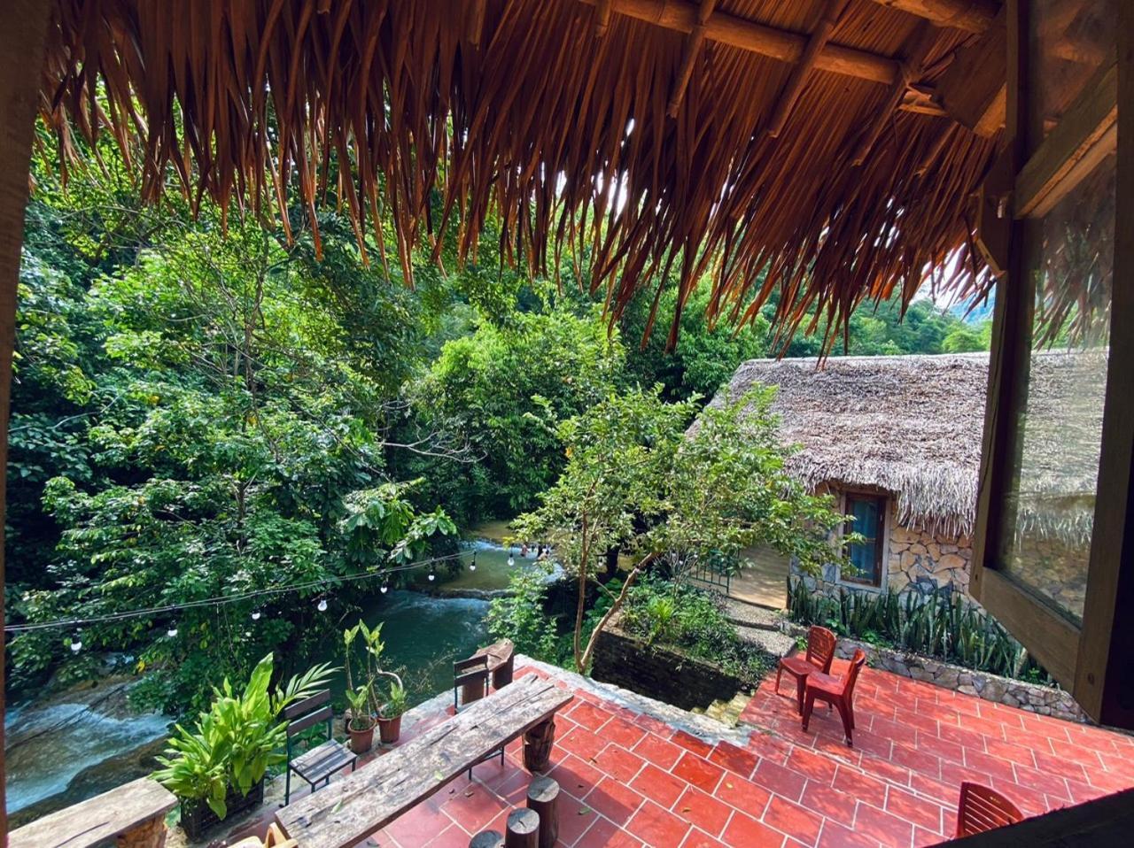 Lepont Mu Waterfall Bungalow Hòa Bình Esterno foto