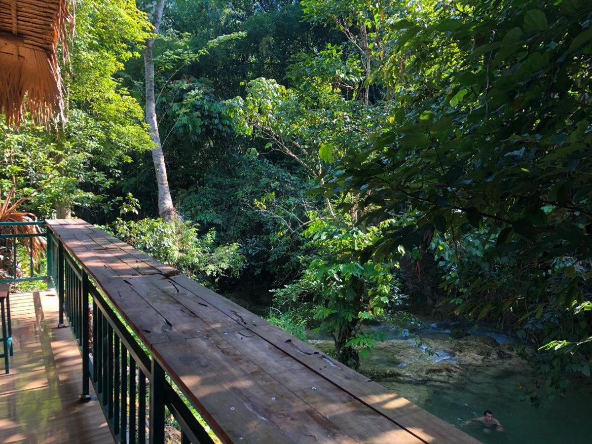 Lepont Mu Waterfall Bungalow Hòa Bình Esterno foto